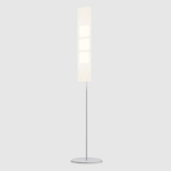 OMLED stojaca lampa One f3l, nerezová oceľ/čierna, OLED