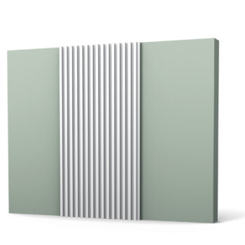 ORAC Decor, ORAC obojstranný dekoračný prvok WX205, 3d panel 260x25x1,3 cm, biela