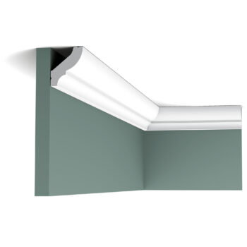 ORAC Decor, ORAC stropná lišta CB501 elegantná, 2000x41x35 mm, biela