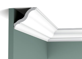 ORAC Decor, ORAC stropná lišta CB503 elegantná, 2000x82x92 mm, biela