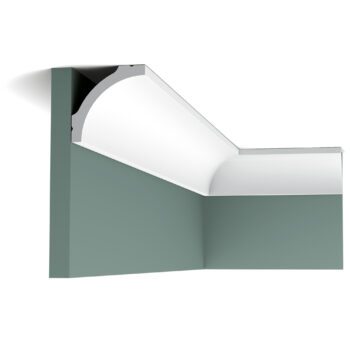 ORAC Decor, ORAC stropná lišta CB522 jednoduchá, 2000x67x67 mm, biela