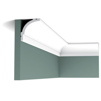 ORAC Decor, ORAC stropná lišta CB525 jednoduchá, 2000x65x60 mm, biela