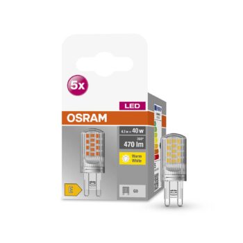 OSRAM Base PIN LED kolík G9 4,2W 470lm 5ks