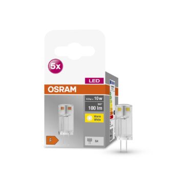 OSRAM Base PIN LED s kolíkom G4 0,9 W 100 lm 5 ks