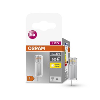 OSRAM Base PIN LED s kolíkom G4 1,8W 200 lm 5ks