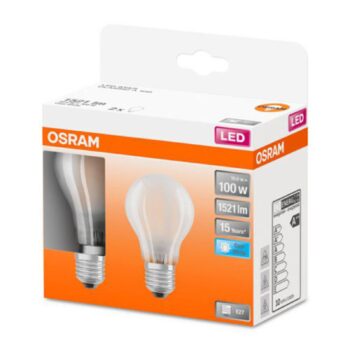 OSRAM Classic A LED E27 11W 4 000K matná 2 ks
