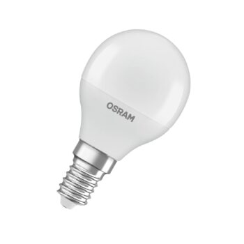 OSRAM LED Classic Star, kvapka, matná, E14, 4,9 W, 4 000 K