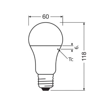 OSRAM LED Classic Star, matná, E27, 14 W, 4 000 K, 1 521 lm