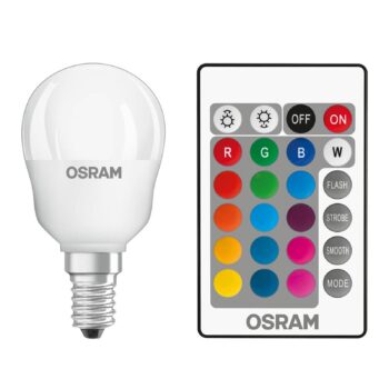 OSRAM LED E14 4,2W Star+ kvapka remote matná