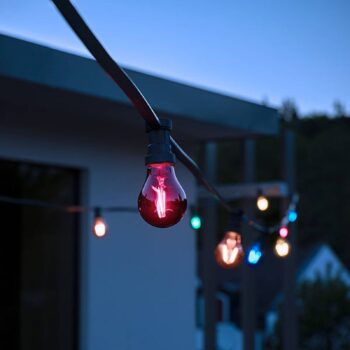 OSRAM LED E27 Star Décor Cla A 2,5W, oranžová