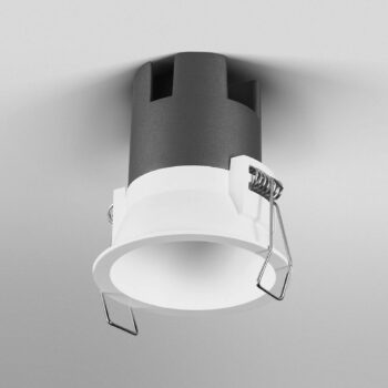 OSRAM LED-Einbauspot TWIST, biela/biela, 840, Ø 7 cm, kov