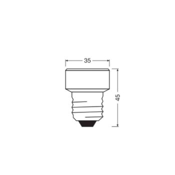 OSRAM LED Star Flat E27 3,5W 2 700K 3-Step-dim vymeniteľný krúžok