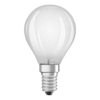 OSRAM LED kvapka E14 4W Classic P 4 000K matná