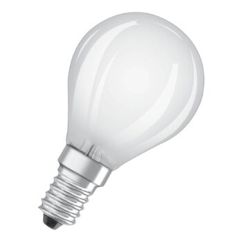 OSRAM LED kvapka E14 4W Classic P 4 000K matná