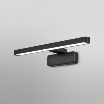 OSRAM LED nástenné svetlo ORBIS DISC BAR, čierna, 40 cm, IP44 CCT