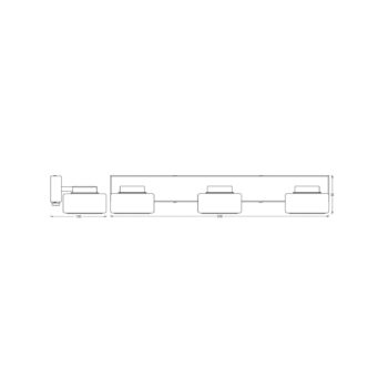 OSRAM LED nástenné svetlo ORBIS FLAME, čierne, 3-pl., CCT IP44