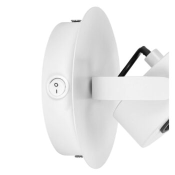 OSRAM LED nástenný reflektor VENUS, biely, 1-pl., kov 3 000 K