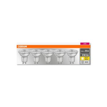OSRAM LED reflektor GU10 2,6W 2 700K 230lm 36° 5ks