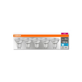 OSRAM LED reflektor GU10 2,6W 4 000K 230lm 36° 5ks