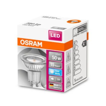 OSRAM LED reflektor GU10 4,3 W univerzálny biely 120°