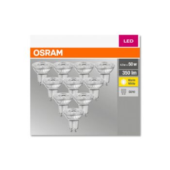 OSRAM LED reflektor GU10 4,3W 2 700K 350lm 10 ks