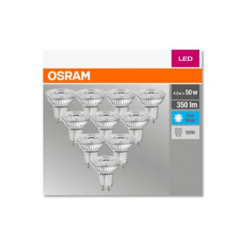 OSRAM LED reflektor GU10 4,3W 4 000K 350lm 10 ks