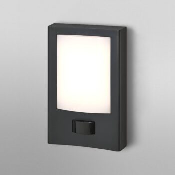 OSRAM LED senzorové vonkajšie nástenné svietidlo ENDURA STYLE ENTRANCE grafitová