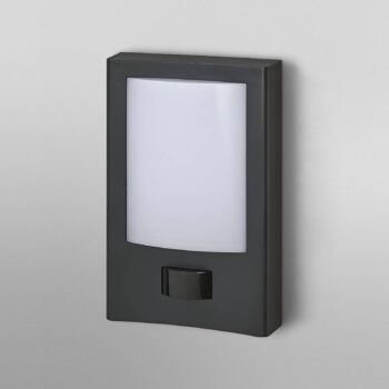 OSRAM LED senzorové vonkajšie nástenné svietidlo ENDURA STYLE ENTRANCE grafitová
