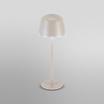 OSRAM LED stolová lampa na batérie ENDURA STYLE, béžová 30 cm IP44 CCT