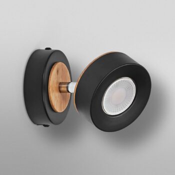 OSRAM LED stropné bodové svetlá PLUTO, čierny, 1 bodové svetlá, 3 000 K