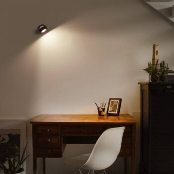 OSRAM LED stropné bodové svetlá PLUTO, čierny, 1 bodové svetlá, 3 000 K