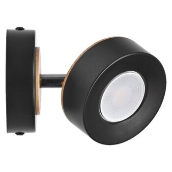 OSRAM LED stropné bodové svetlá PLUTO, čierny, 1 bodové svetlá, 3 000 K