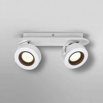 OSRAM LED stropné bodové svetlá VENUS, biely, 2-pl., kov 3 000 K