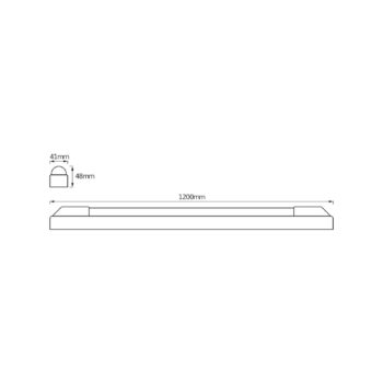 OSRAM LED svetelná lišta POWER BATTEN, 4 000 K, 120 cm, 1-pl.
