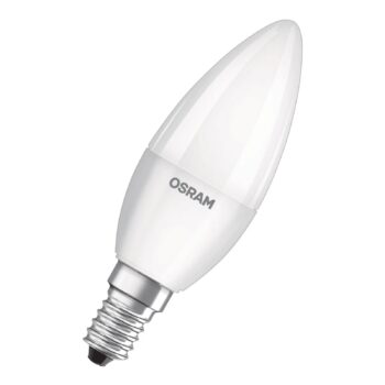 OSRAM LED sviečka E14 Base retro 4,9W 4 ks 2 700K