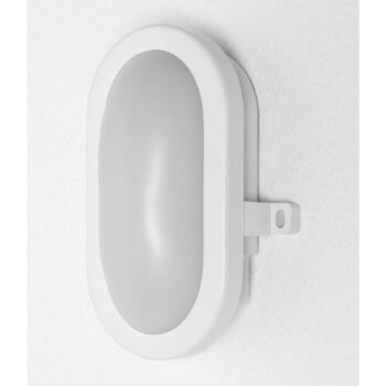OSRAM LED vonkajšie nástenné svietidlo BULKHEAD, biela, 6 W plast IP54