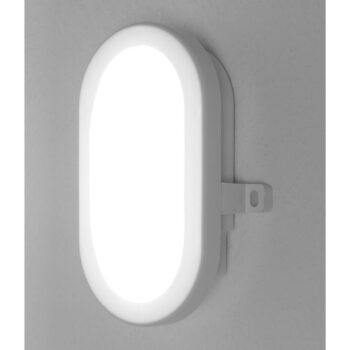 OSRAM LED vonkajšie nástenné svietidlo BULKHEAD, biela, 6 W plast IP54