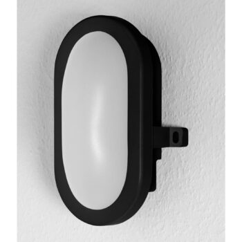 OSRAM LED vonkajšie nástenné svietidlo BULKHEAD čierna 6 W plast IP54