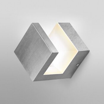 OSRAM LED vonkajšie nástenné svietidlo ENDURA STYLE PYRAMID nerezová oceľ IP44
