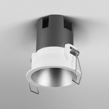 OSRAM LED-vstavaný reflektor TWIST, biela/strieborná, 840, Ø 7 cm, kov