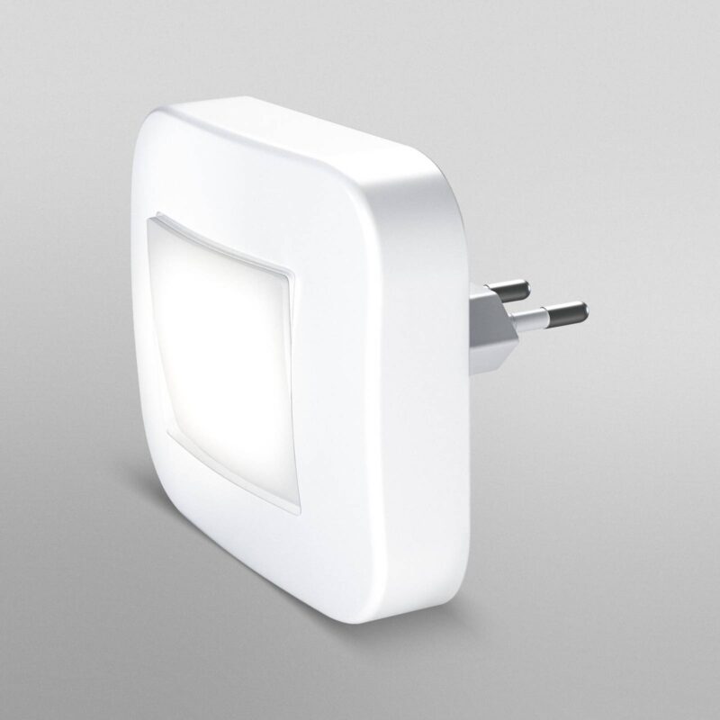 OSRAM LED zásuvkové nocne svetlo LUNETTA HALL, biele, senzor OSRAM LED zásuvkové nocne svetlo LUNETTA HALL, biele, senzor