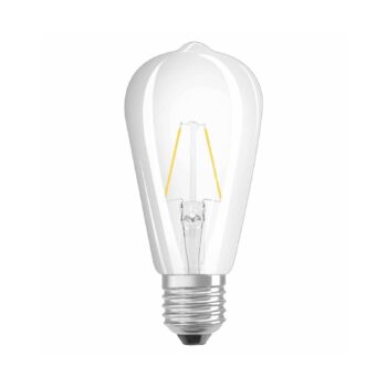 OSRAM LED žiarovka E27 2,5W rustik 827 číra