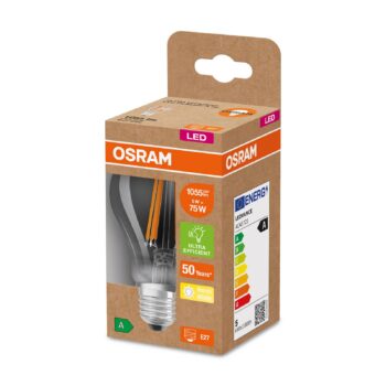 OSRAM LED žiarovka E27 A60 5W 1 055lm 3 000K číra