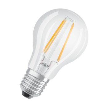 OSRAM LED žiarovka E27 Base CL A 7W 4000K číra 5ks