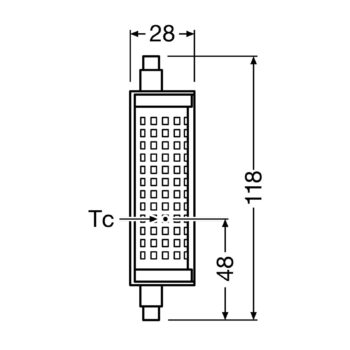 OSRAM LED žiarovka R7s 19W 2 700K stmievateľná