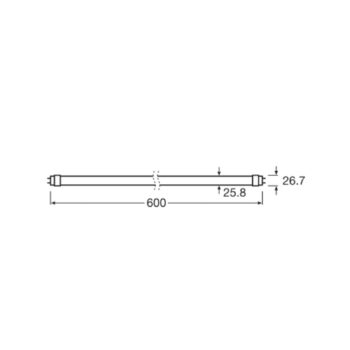 OSRAM LED žiarovka T8 6,6W trubica Bio-Lumilux 965 60cm