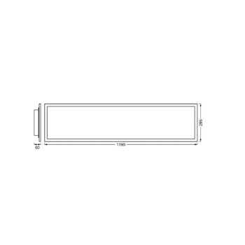 OSRAM SMART+ WiFi LED panel PLANON MAGIC biely 120 cm RGB CCT