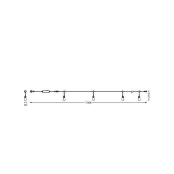 OSRAM SMART+ WiFi LED reťaz STRINGLIGHT, RGBW 12-pl.