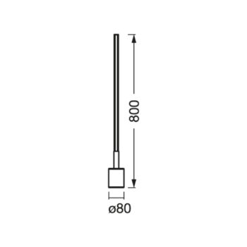 OSRAM SMART+ WiFi LED stojacia lampa CORNER SLIM, čierne RGB CCT
