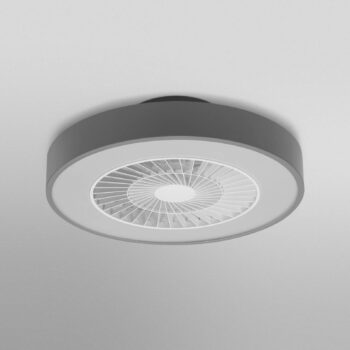 OSRAM SMART+ WiFi LED stropný ventilátor CYLINDER, sivý, tichý